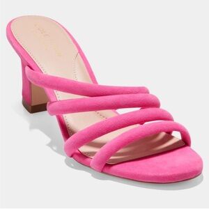 COLE HAAN Adella Sandal in Pink Suede Size 7